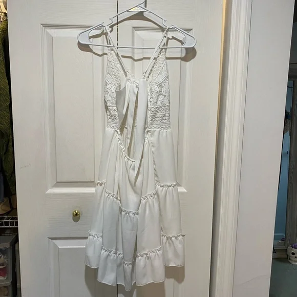 White Sun Dress - Picture 3 of 4